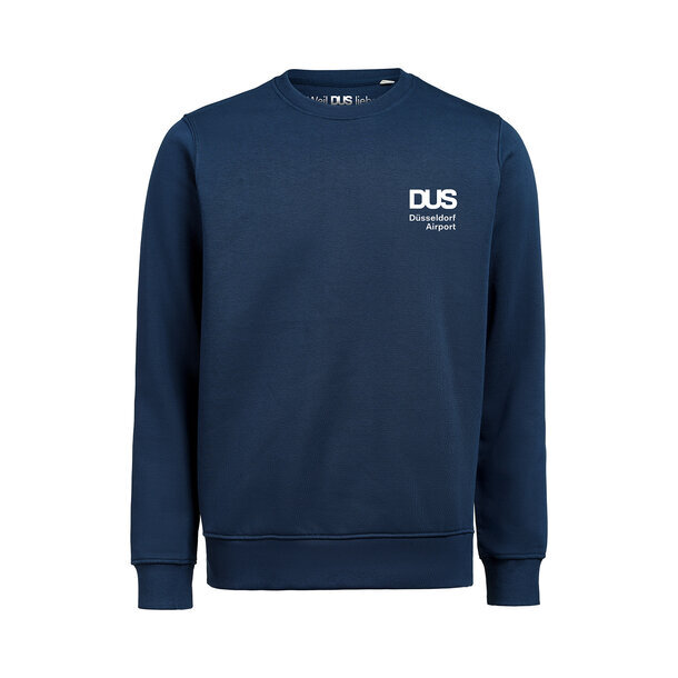 DUS Unisex Sweater with Logo and Personalisation in Dark Blue I Pre-order until CW 38